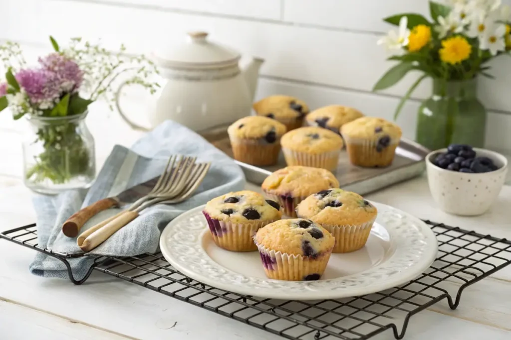 mini blueberry muffin