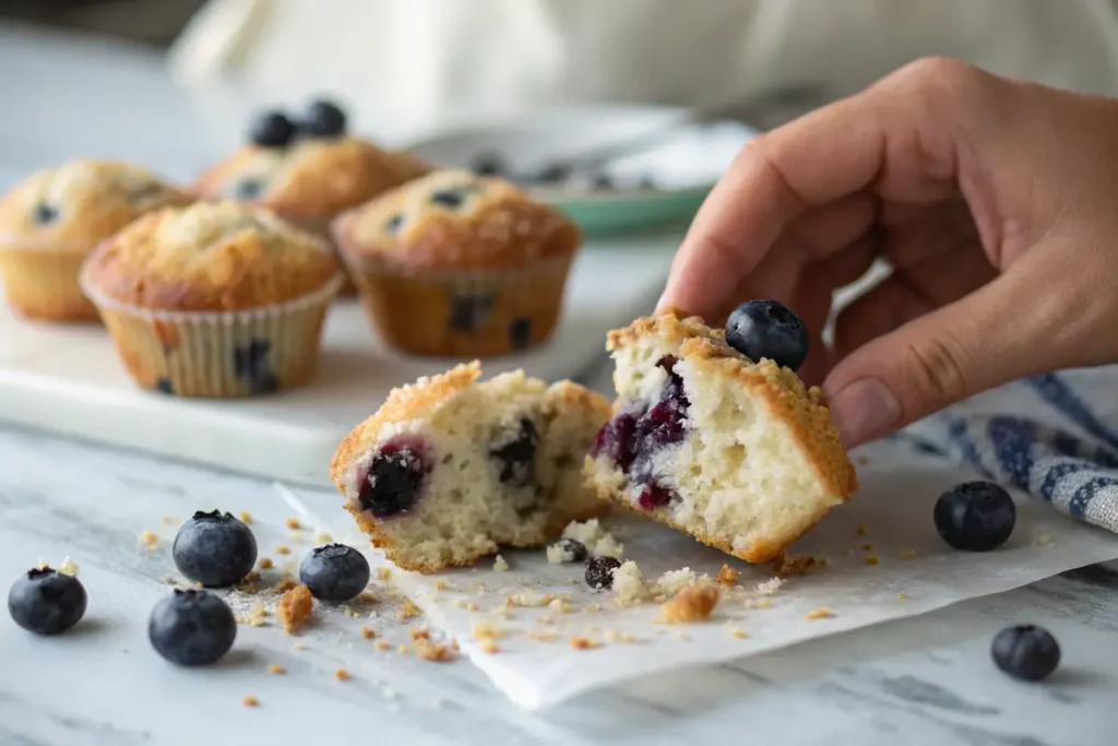 mini blueberry muffin